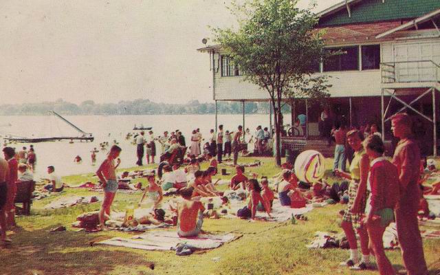Bartletts Resort Beach Pleasant Lake (newer photo)
